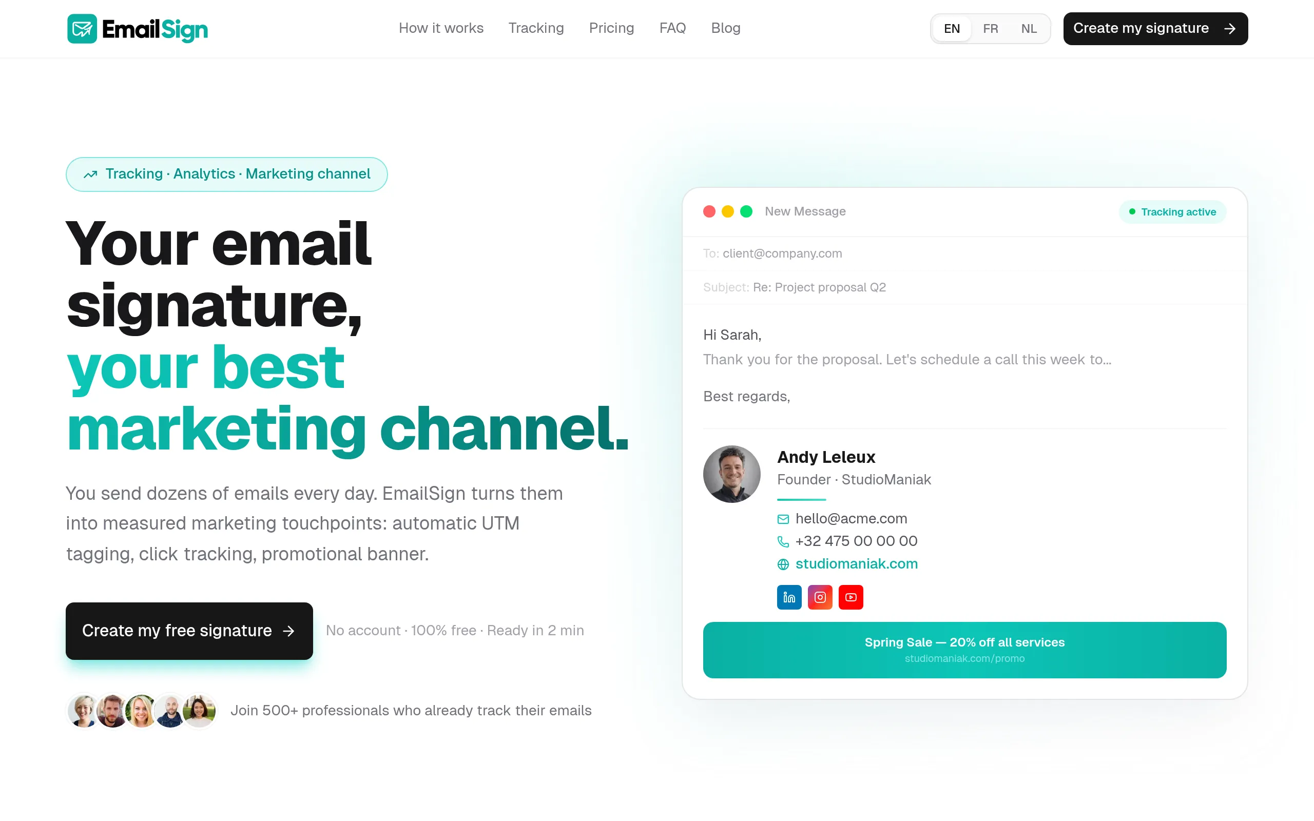 EmailSign — Applications