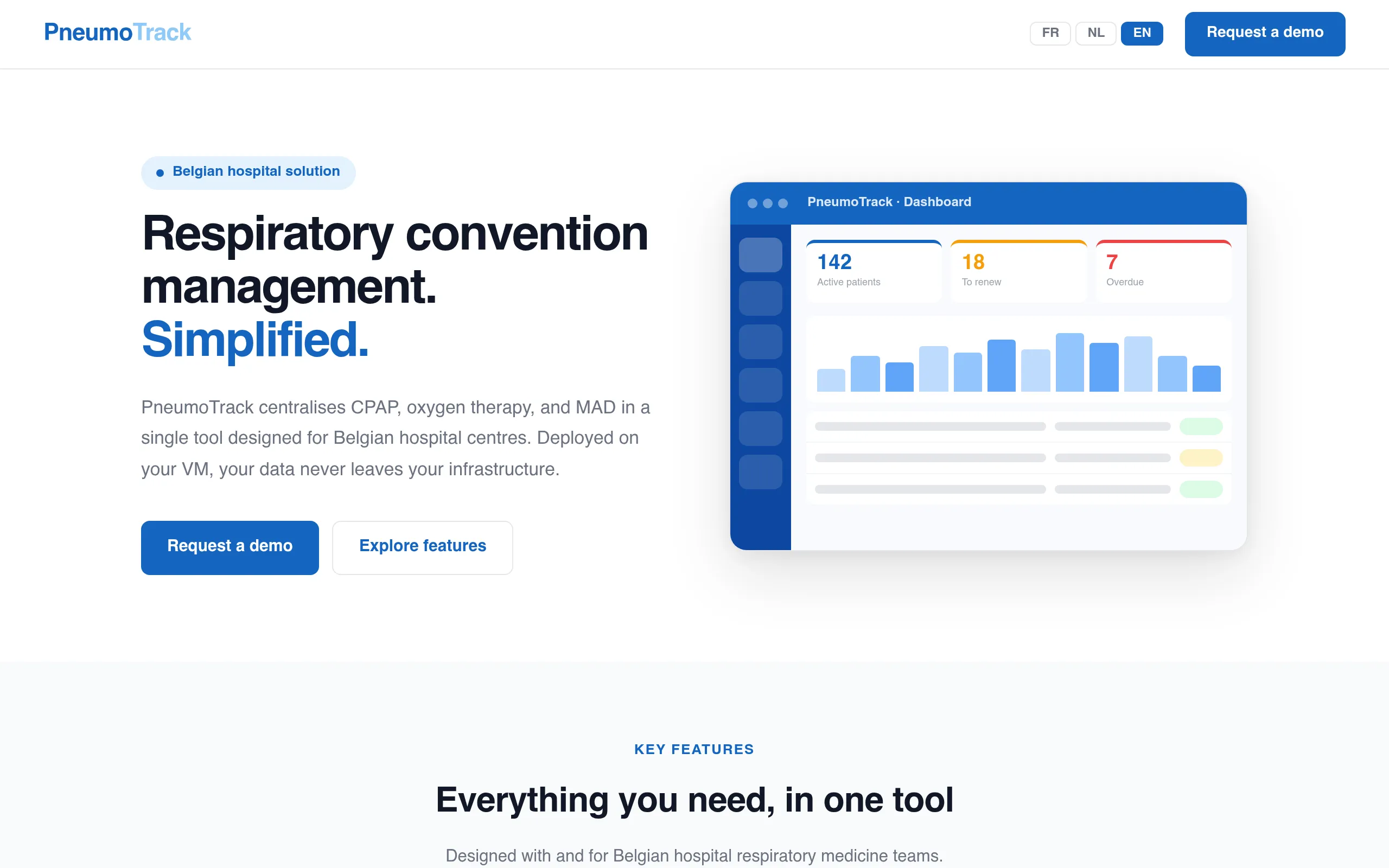 PneumoTrack — Applications